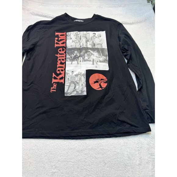The Karate Kid Movie T-Shirt Long Sleeve Daniel LaRusso Mr Miyagi Size XL double - Picture 5 of 9